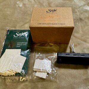 Saje Car Aromatherapy Diffuser Kit - Black, Green, Brown
